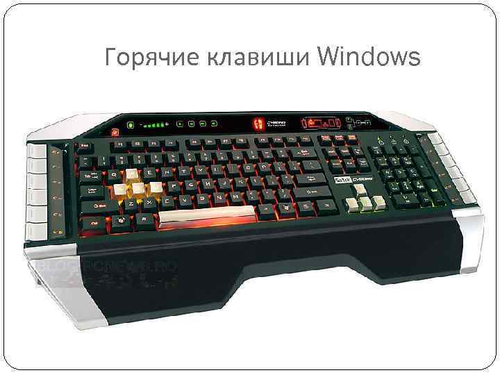 Горячие клавиши Windows 