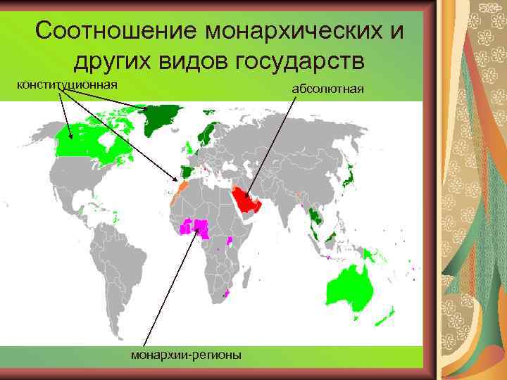 Страны с абсолютной монархией. Государства с конституционной монархией на карте мира. Конституционная монархия страны. Карта с монархической формой правления.