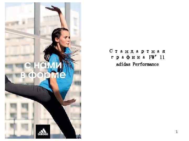 Стандартная графика FW’ 11 adidas Performance 1 