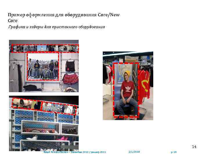Пример оформления для оборудования Сore/New Core Графика и хедеры для пристенного оборудования 14 Retail