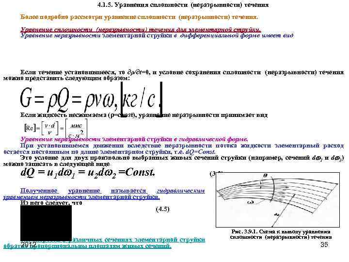 Элементарная струйка это