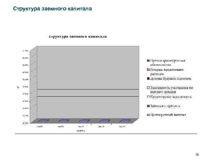 Структура заемного капитала 19 