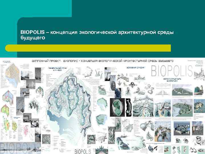 BIOPOLIS – концепция экологической архитектурной среды будущего 