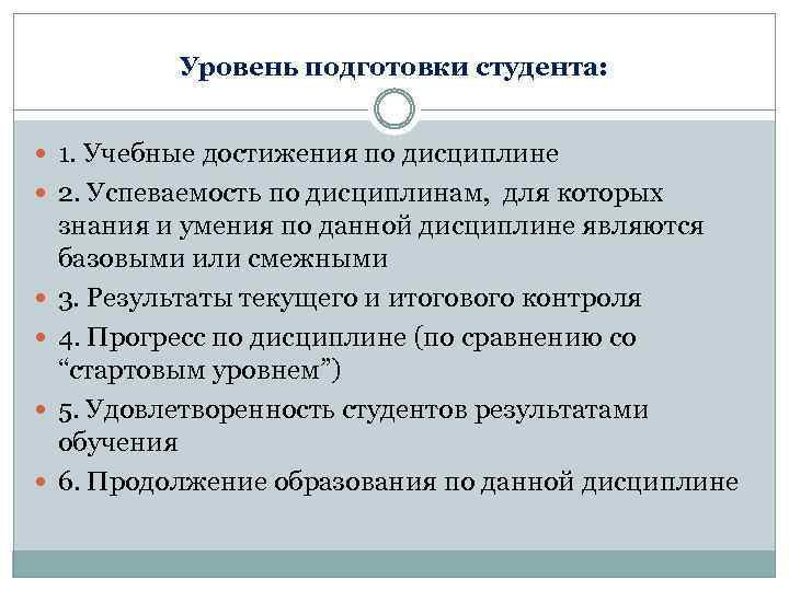 Уровень теоретической подготовки студента характеристика образец