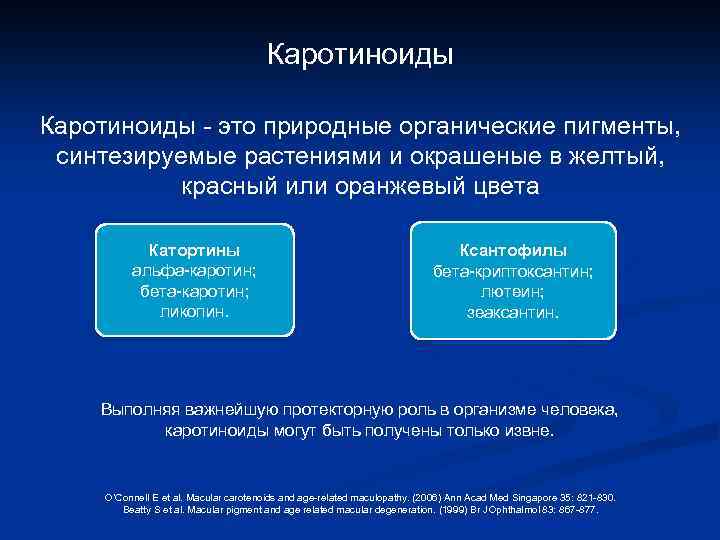 Каротиноиды - это природные органические пигменты, синтезируемые растениями и окрашеные в желтый, красный или