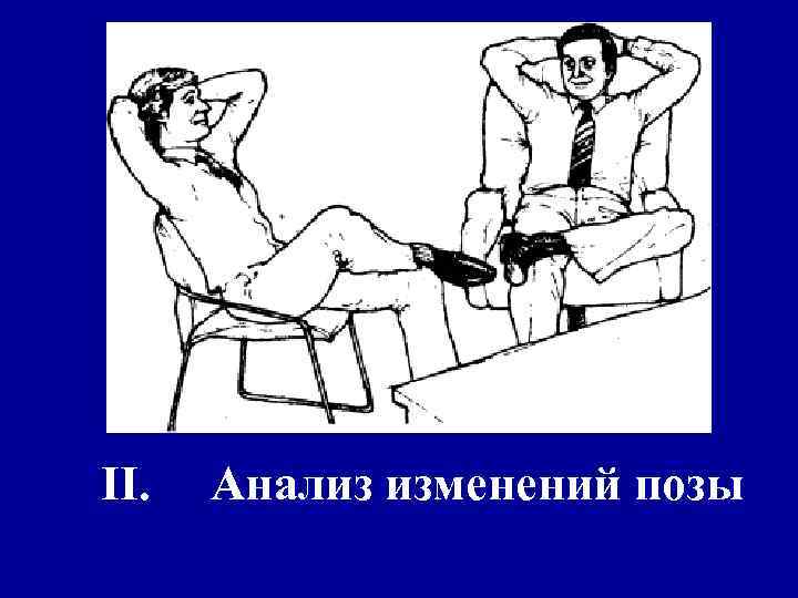 II. Анализ изменений позы 
