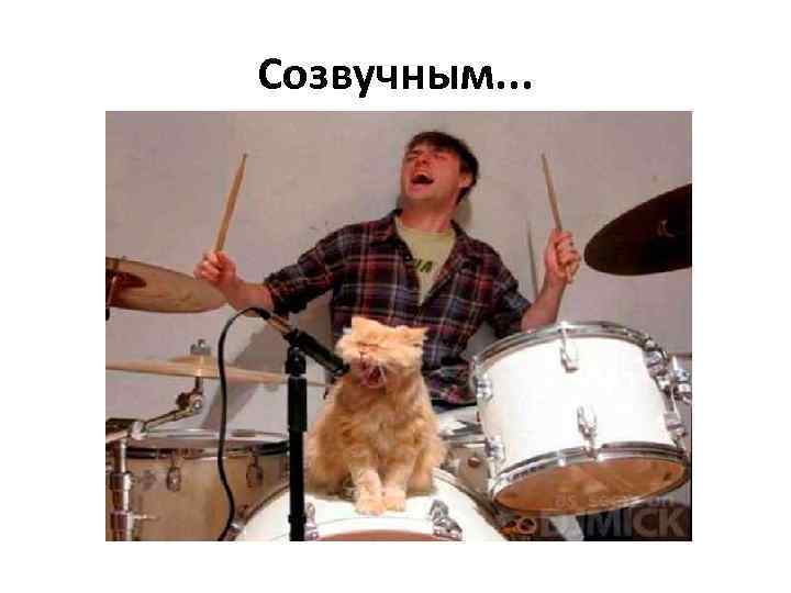 Созвучным. . . 