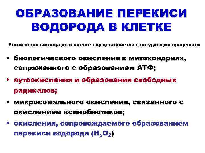 Пероксиды образуются. Образование пероксида водорода. Способность выделять перекись водорода у нервных клеток. Образование пероксида водорода биохимия. Образование свободных радикалов перекиси.