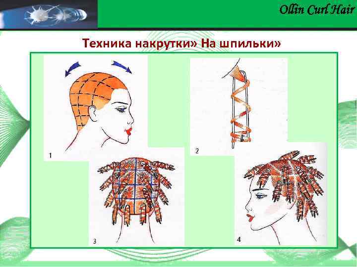 Ollin Сurl Hair Техника накрутки» На шпильки» 