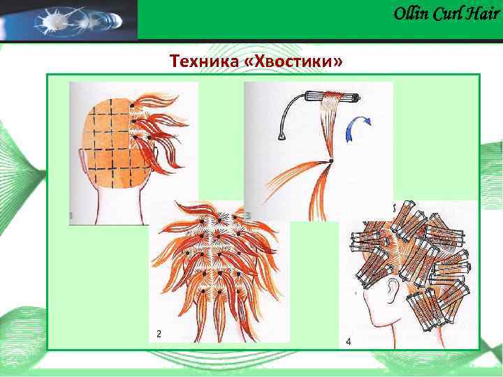Ollin Сurl Hair Техника «Хвостики» 