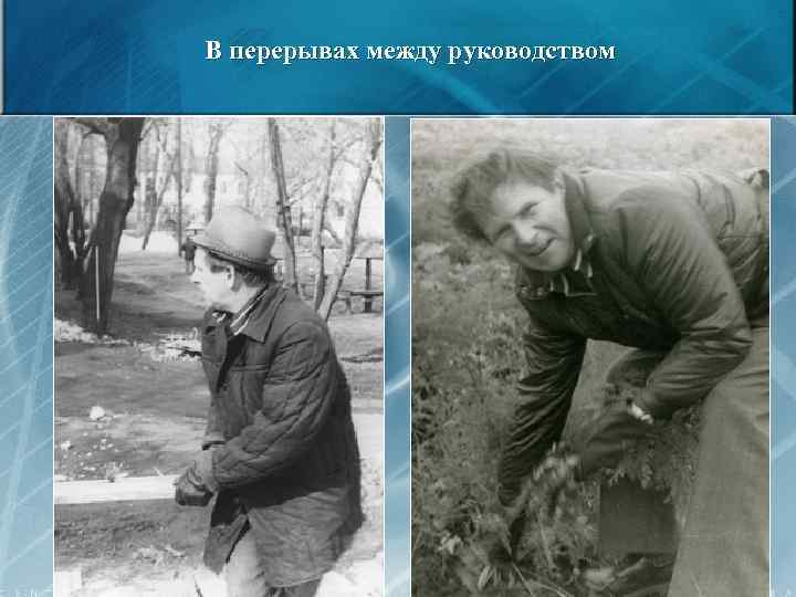 В перерывах между руководством 41 