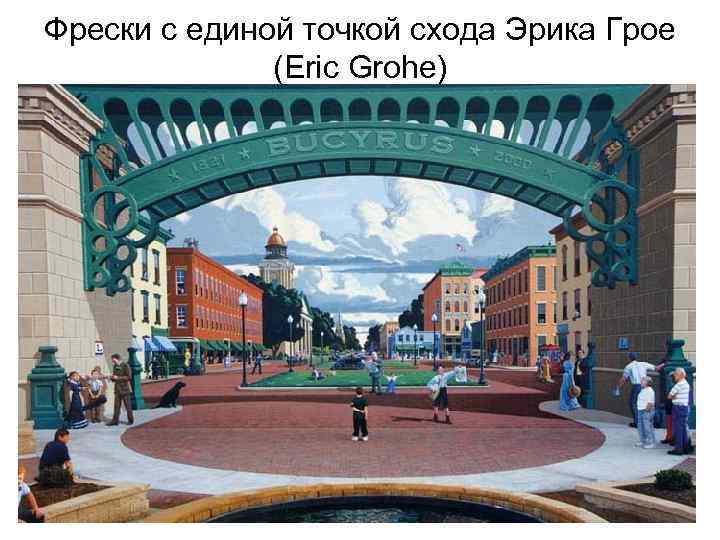 Фрески с единой точкой схода Эрика Грое (Eric Grohe) 