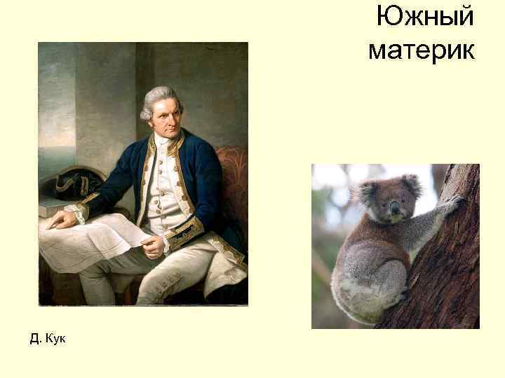 Южный материк Д. Кук 