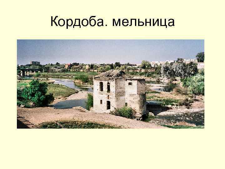 Кордоба. мельница 