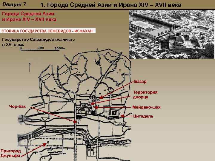 Лекция 7 1. Города Средней Азии и Ирана XIV – XVII века Государство Сефевидов