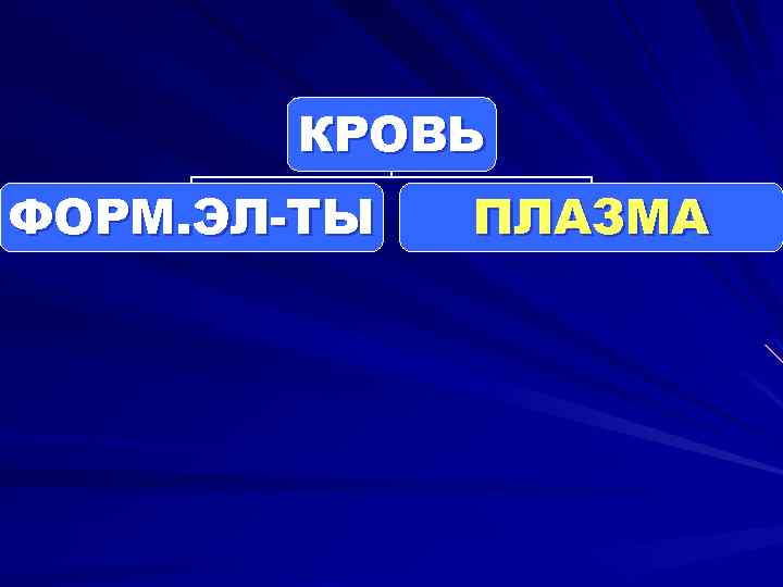 КРОВЬ ФОРМ. ЭЛ-ТЫ ПЛАЗМА 