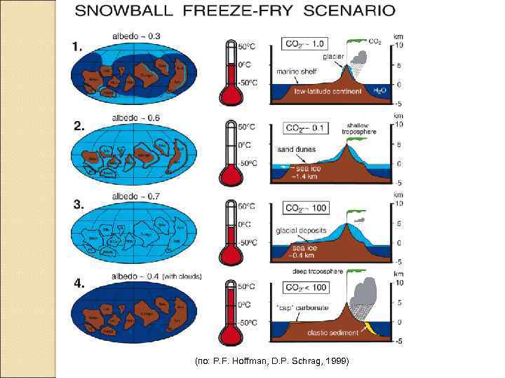 (по: P. F. Hoffman, D. P. Schrag, 1999) 