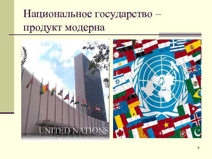 Национальное государство – продукт модерна 3 