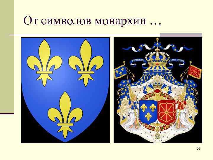 От символов монархии … 35 