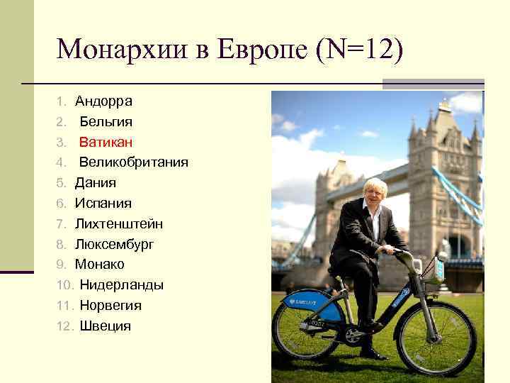 Монархия где