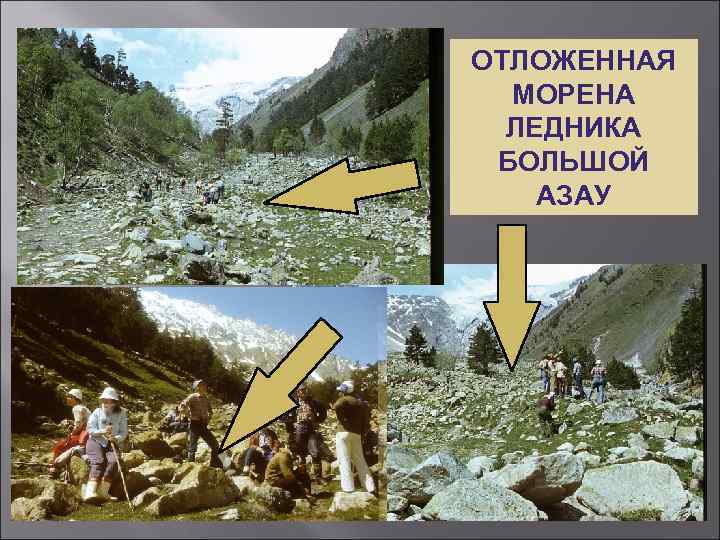 ОТЛОЖЕННАЯ МОРЕНА ЛЕДНИКА БОЛЬШОЙ АЗАУ 