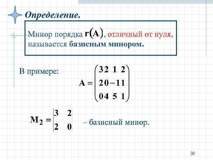 Отлична от нуля. Базисный минор матрицы пример. Как определить базисный минор. Как определить базисный минор матрицы. Баси сный минор матрицы это.