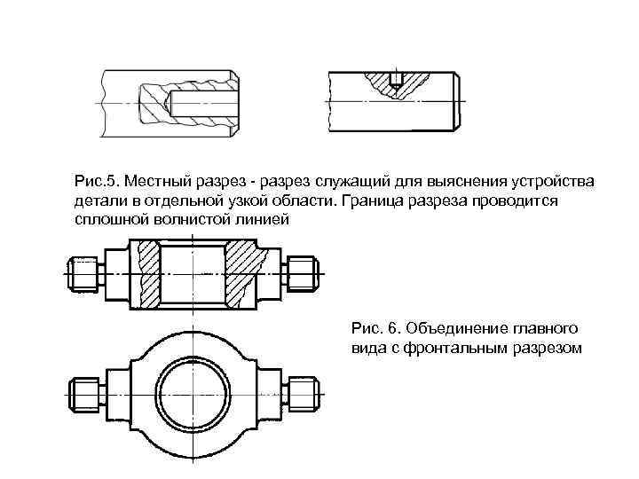 Разрезом называется изображение