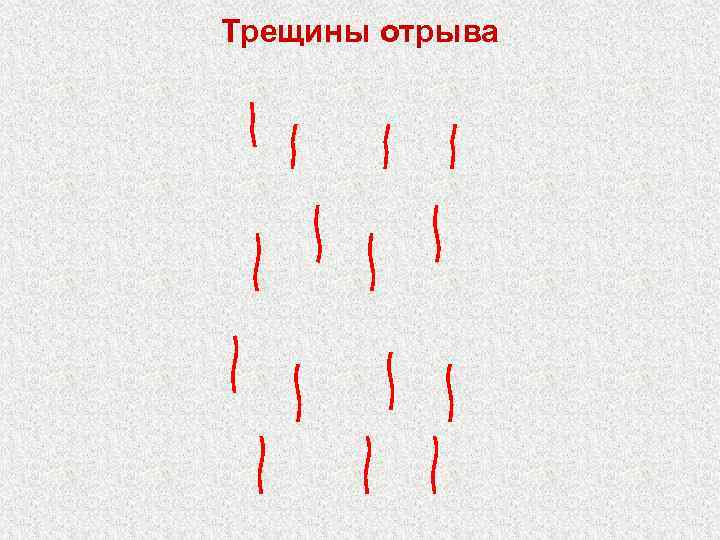 Трещины отрыва 