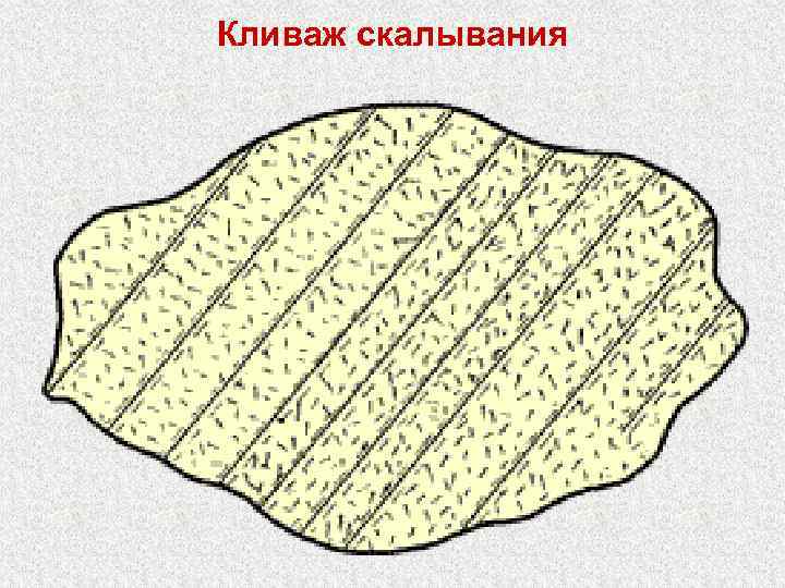 Кливаж скалывания 