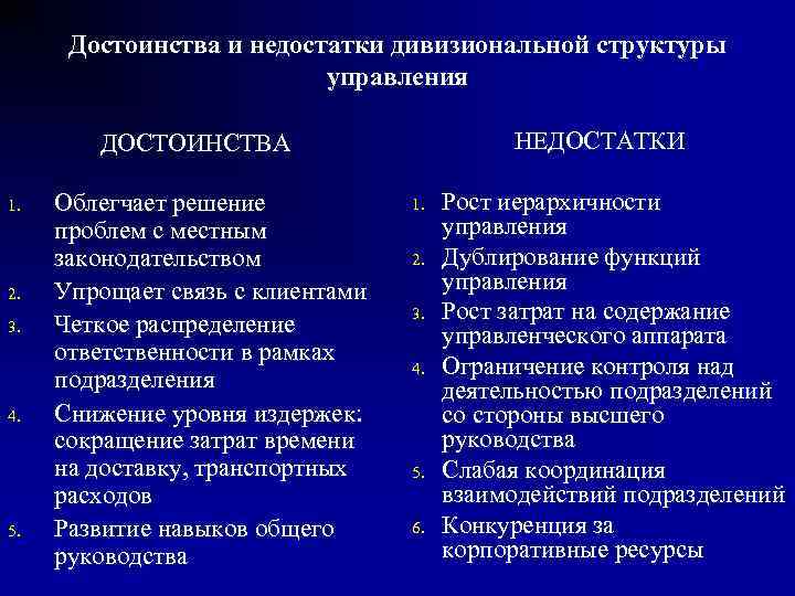 Достоинство дивизиональной структуры. Плюсы и минусы дивизиональной организационной структуры управления. Дивизионная структура управления достоинства и недостатки. Дивизионная организационная структура управления плюсы и минусы. Недостатки дивизиональной структуры управления.