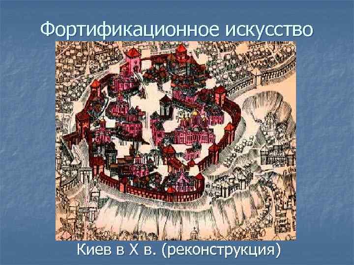 Фортификационное искусство Киев в X в. (реконструкция) 