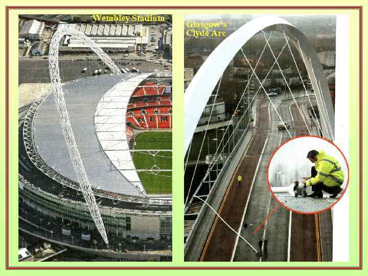 Wembley Stadium Glasgow’s Clyde Arc 