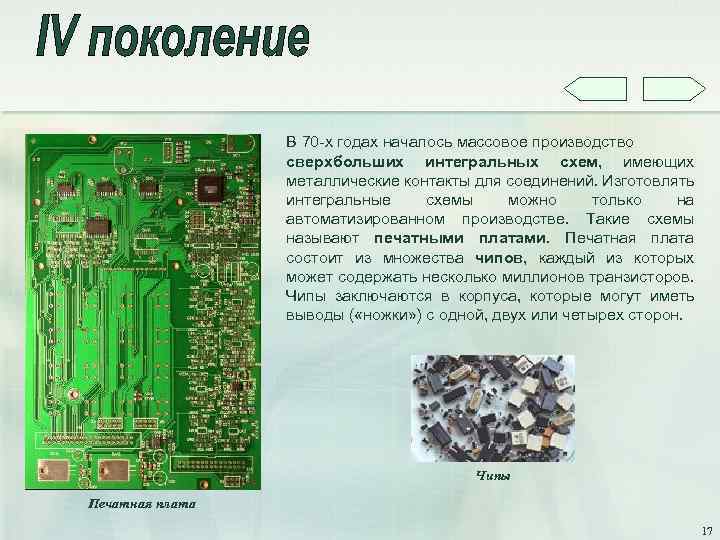 Сверхбольшие интегральные схемы поколение