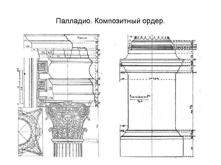 Коринфский ордер чертеж