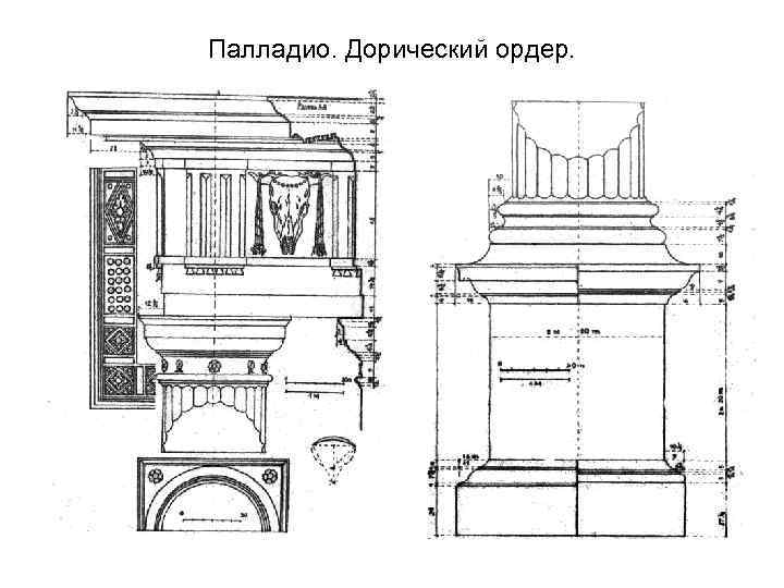 Палладио. Дорический ордер. 