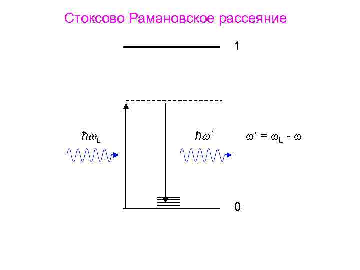Стоксово Рамановское рассеяние 1 ħ L ħ = L - 0 