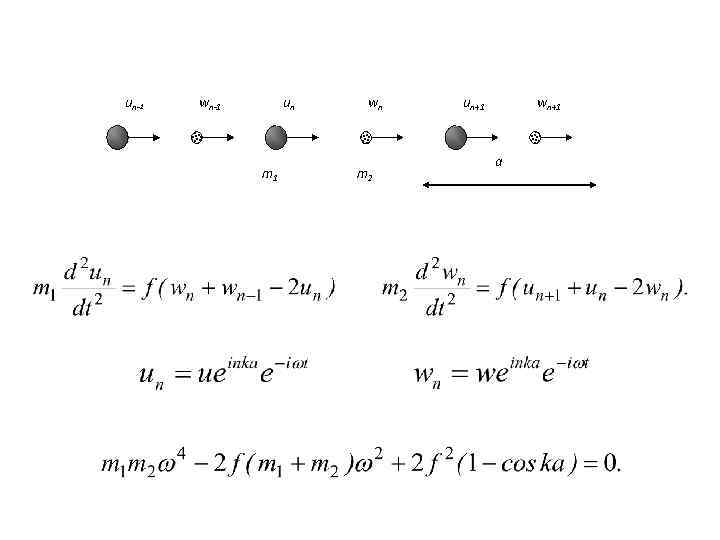un-1 wn-1 un m 1 wn m 2 un+1 wn+1 a 