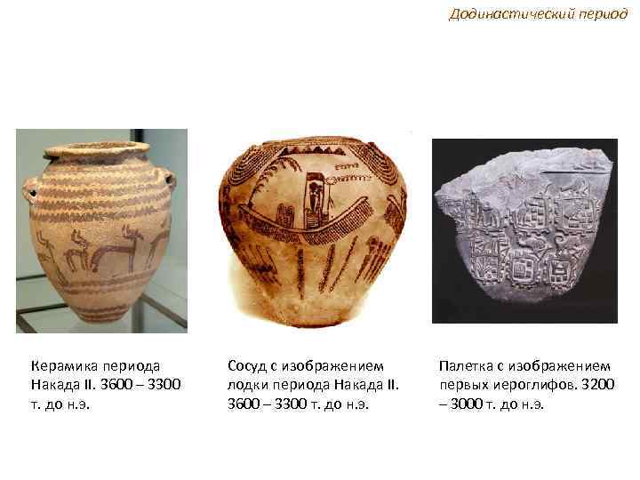 Додинастический период Глиняный сосуд с росписью. 4 т. до н. э. Керамика периода Накада