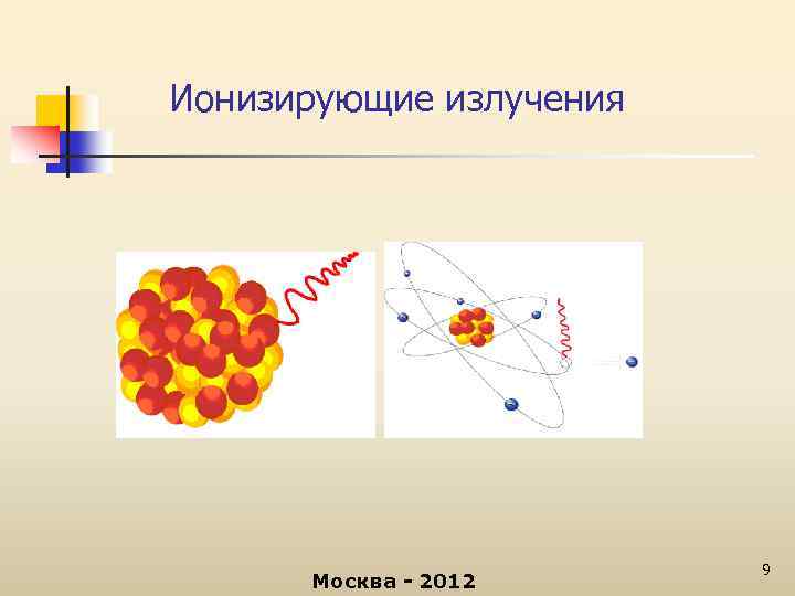 Ионизирующие излучения Москва - 2012 9 