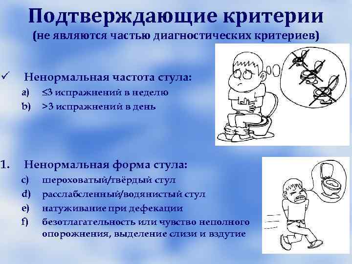 Субтипы СРК 1. СРК-З (с запором) – твёрдый или шероховатый Субтипы СРК 1. СРК-З (с запором) – твёрдый или шероховатый