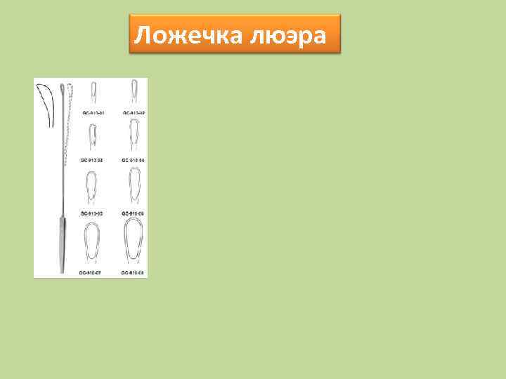 Ложечка люэра 