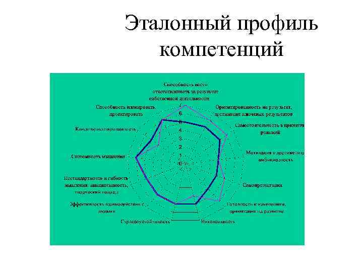 Эталонный профиль компетенций 