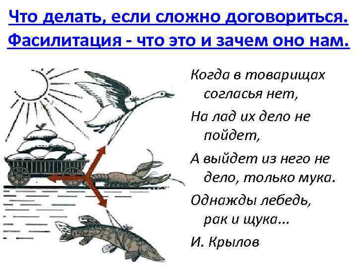 Что делать, если сложно договориться. Фасилитация - что это и зачем оно нам. Когда