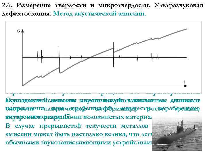 2. 6. Измерение твердости и микротвердости. Ультразвуковая дефектоскопия. Метод акустической эмиссии. Деформируемый материал является