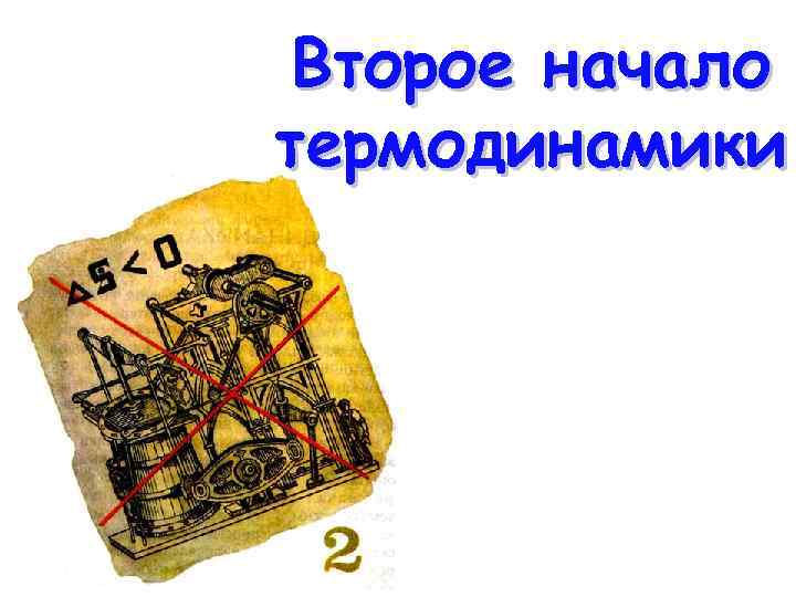 Второе начало термодинамики 