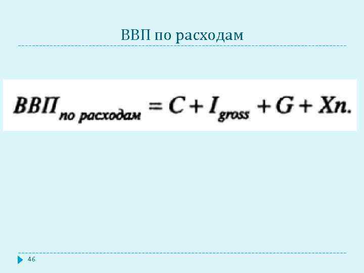 ВВП по расходам 46 