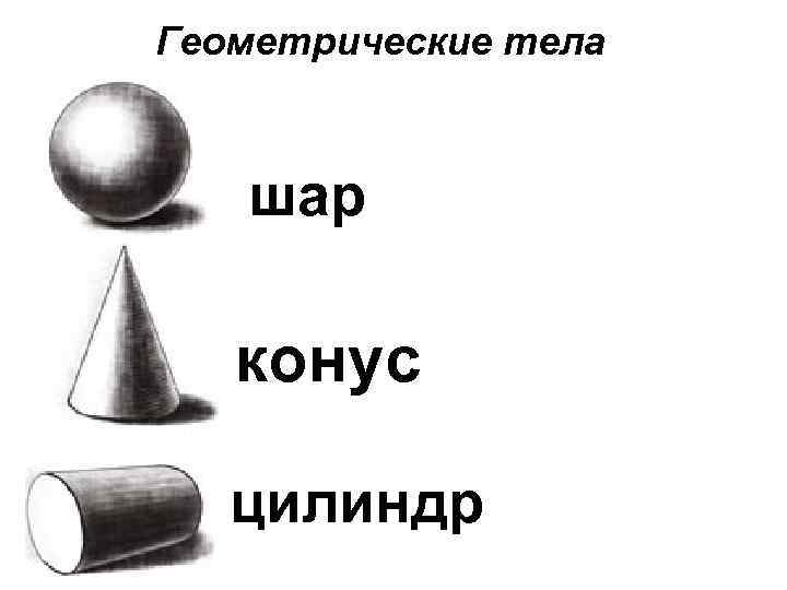 Презентация пирамида конус цилиндр для дошкольников