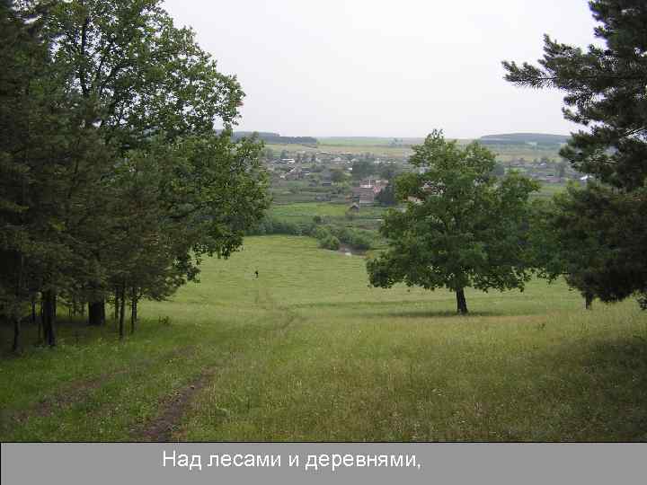 Над лесами и деревнями, 