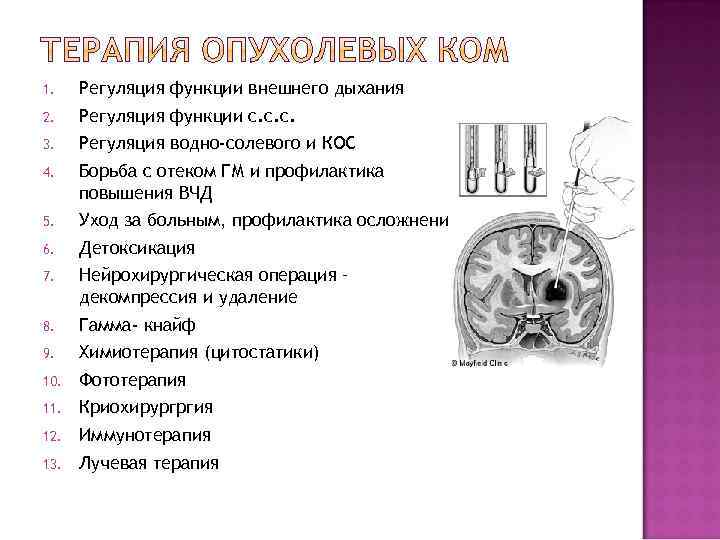 1. Регуляция функции внешнего дыхания 2. Регуляция функции с. с. с. 3. Регуляция водно-солевого