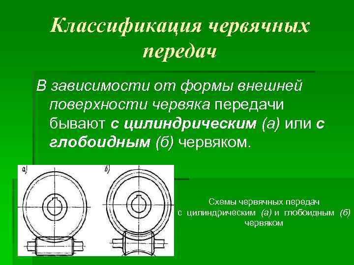 Червячные передачи техническая механика презентация